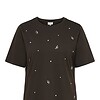 Only Ryder 2/4 T-Shirt Brun M/Perlepynt & Rhinsten BM: S:120 M:125 L:135 XL:145 LG:75 Vejl.199,95