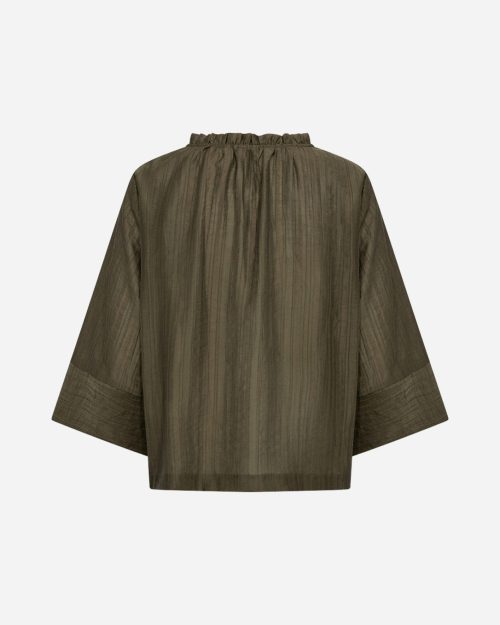 Alternative view of Wasabi Aimi 1 Bluse M/Bindedetaljer Grøn BM: 42:130 44:135 46/48:145 50/52:155 54/56:165 LG:70 Vejl. 399,95