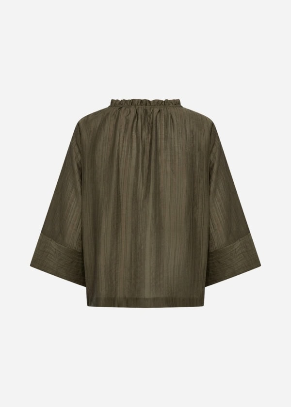 Wasabi Aimi 1 Bluse M/Bindedetaljer Grøn BM: 42:130 44:135 46/48:145 50/52:155 54/56:165 LG:70 Vejl. 399,95 - Billede 2