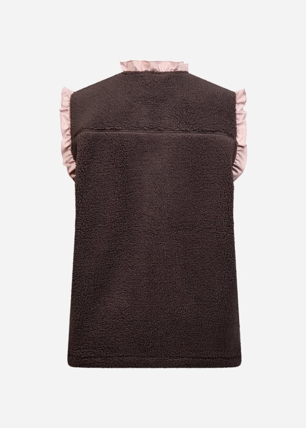 Wasabi Nettie 12 Bamse Vest M/Flæser Brun/Rosa BM: 42:120 44:125 46/48:135 50/52:145 54/56:155 LG:75 Vejl. 299,95 - Billede 2