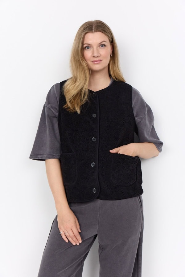 Wasabi Nettie 3 Bamse Vest Sort BM: 42:120 44:125 46/48:135 50/52:145 54/56:155 LG:75 Vejl. 299,95 - Billede 3