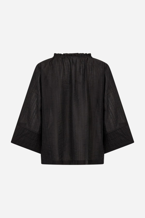 Wasabi Aimi 1 Bluse M/Bindedetaljer Sort BM: 42:130 44:135 46/48:145 50/52:155 54/56:165 LG:70 Vejl. 399,95 - Billede 2