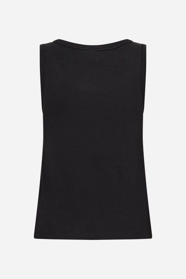 Wasabi Jona 1 Ribbet Top Sort Vejl. 199,95 - Billede 2