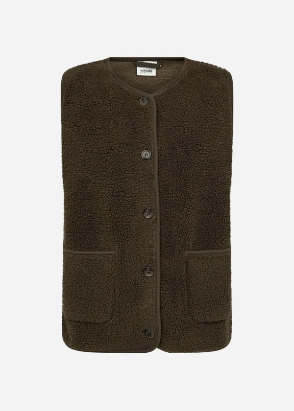 Wasabi Nettie 3 Bamse Vest Mørk Grøn BM: 42:120 44:125 46/48:135 50/52:145 54/56:155 LG:75 Vejl. 299,95