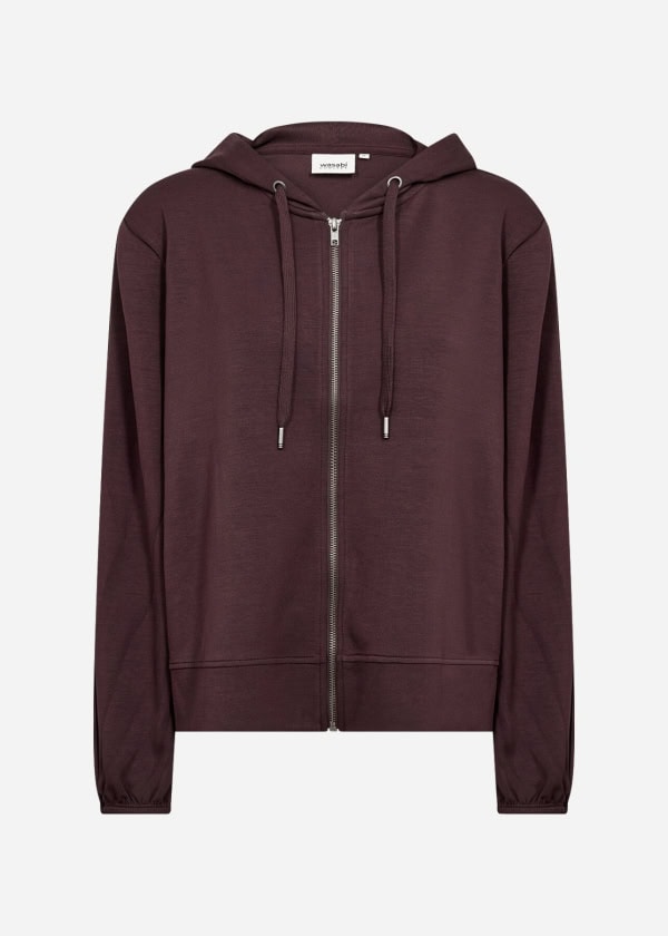 Wasabi Sabina 117 Hættetrøje Chocolate Plum-Mørk Brun BM: 44:130 46/48:140 50/52:150 54/56:160 LG:70 Vejl. 399,95 - Billede 2