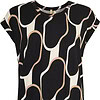 Cassiopeia Binanna Top M/Mønster Sort Combi BM: S:130 M:140 L:150 XL:160 LG:80 Vejl. 349,-