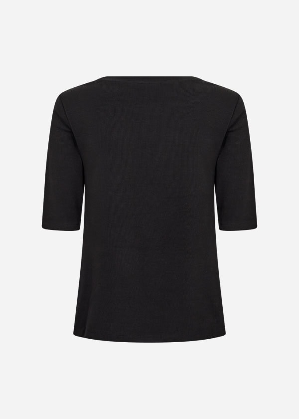 Wasabi Jona 2 Ribbet T-Shirt Sort Vejl. 249,95 - Billede 2