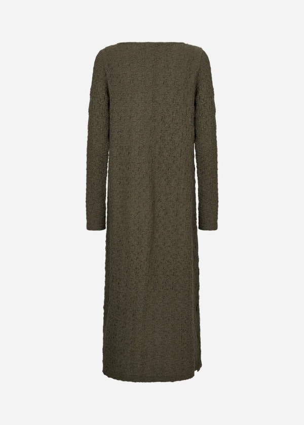Wasabi Alberta 5 Lang Kjole M/Struktur Grøn LG:140 Vejl. 399,95 - Billede 2