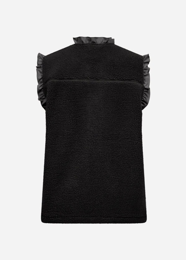 Wasabi Nettie 12 Bamse Vest M/Flæser Sort BM: 42:120 44:125 46/48:135 50/52:145 54/56:155 LG:75 Vejl. 299,95 - Billede 2