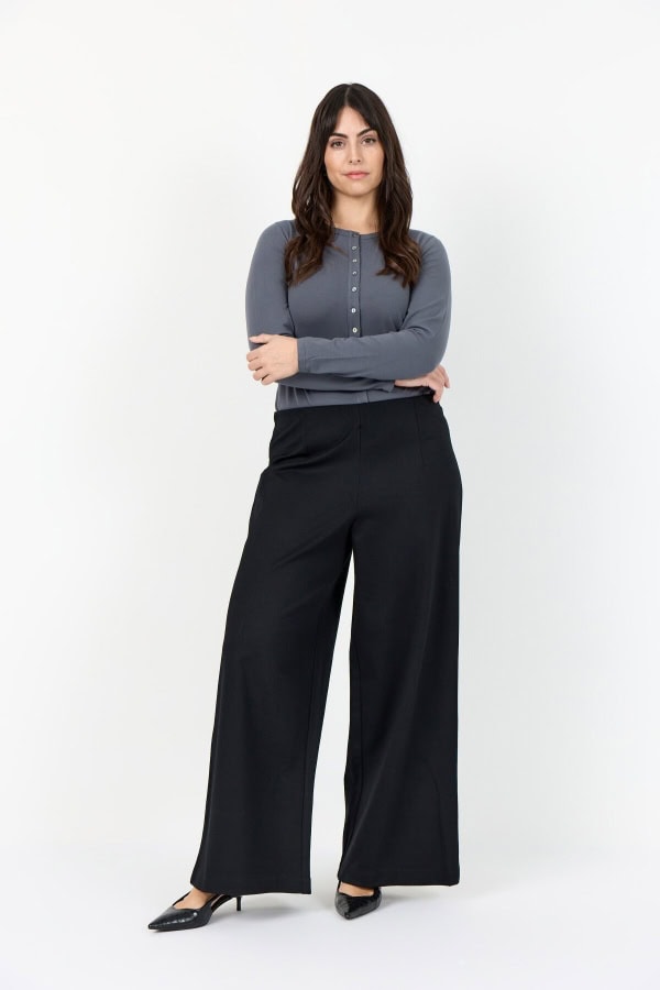 Wasabi Nazir 5 Bukser Høj Talje M/Vidde Sort SKL:77 Vejl. 399,95 - Billede 2