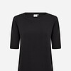 Wasabi Jona 2 Ribbet T-Shirt Sort Vejl. 249,95