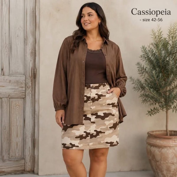 Cassiopeia Lonetta Skjorte Brun BM:S:125 M:130 L:140 XL:150 LG:75 Vejl.349,- - Billede 2