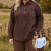 Cassiopeia Cenitta Bluse M/Krave Brun BM: S:120 M:130 L:140 XL:150 LG:75 Vejl. 350,-