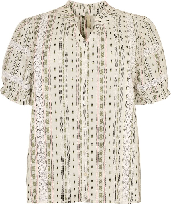 Cassiopeia Henanna Skjorte Off-White M/Print BM: S:120 M:125 L:135 XL:145 LG: 75 Vejl. 419,- - Billede 2