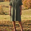Cassiopeia Lykitta Babyfløjls Kjole Army Grøn BM: S:125 M:135 L:145 XL:155 LG:105 Vejl. 475,-