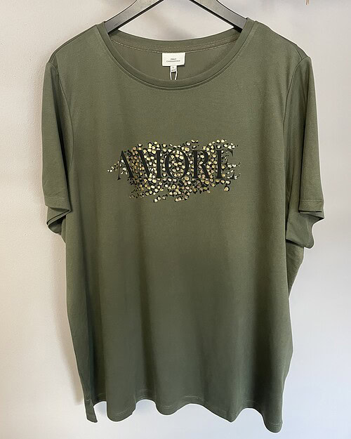 Alternative view of Only Niko Grøn T-Shirt M/Print AMORE BM: S:115 M:125 L:135 XL:145 LG:75 Vejl. 199,95
