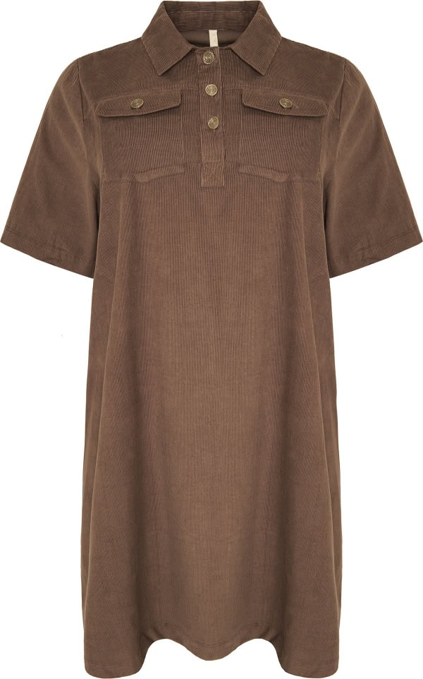 Cassiopeia Lykitta Babyfløjls Kjole Brun BM: S:125 M:135 L:145 XL:155 LG:105 Vejl. 475,-