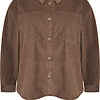 Cassiopeia Lykitta Babyfløjls Skjorte Jakke Brun BM: S:125 M:135 L:145 XL:155 LG:75 Vejl. 400,-