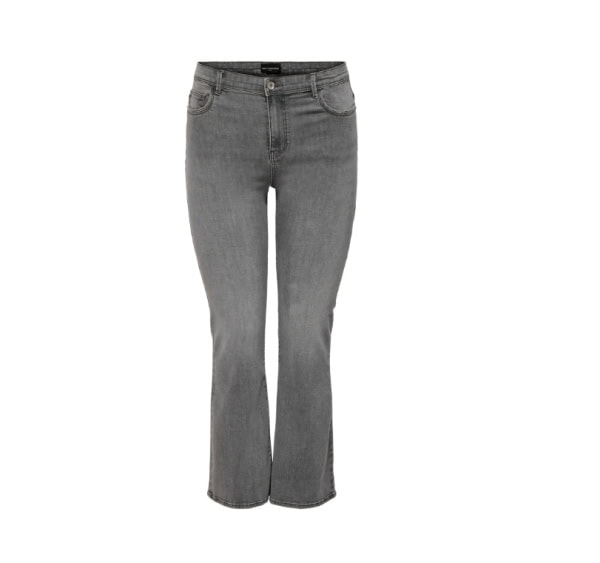 Only Sally Høj Talje Flared Fit Jeans Medium Grå Denim Skl. 78