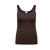 Only Time Tank Top O-hals Brun Lg:70 Vejl.129,95