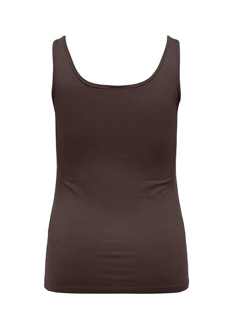 Alternative view of Only Time Tank Top O-hals Brun Lg:70 Vejl.129,95