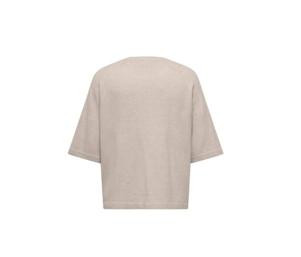 Only Simoni Kortærmet Strik Pullover Sand Melange BM: S:125 M:135 L:145 XL:155 Lg:70 Vejl. 259,95 - Billede 5