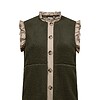 Wasabi Nettie 12 Bamse Vest M/Flæser Mørke Grøn/Sand BM: 42:120 44:125 46/48:135 50/52:145 54/56:155 LG:75 Vejl. 299,95