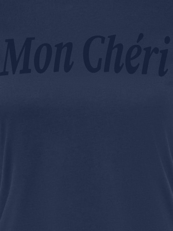 Only Leon T-Shirt Navy M/Tekst Mon Chéri BM: M:125 L:135 XL:145 LG:70 Vejl. 129,95 - Billede 2