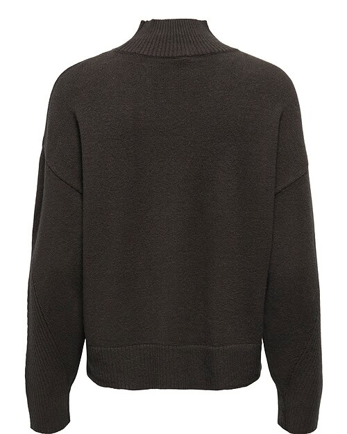 Only Princess Highneck Strik Pullover Mørke Brun Melange BM: S:120 M:130 L:140 XL:150 LG:70 Vejl. 299,95 - Billede 4