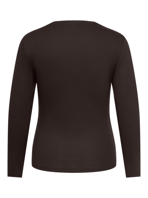 Only Riley Langærmet Basis Top Brun Vejl. 159,95 - Billede 2