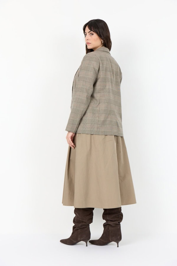 Wasabi Joyce 1 Ternet Blazer Jakke Sand/Sort BM: 44:120 46/48:125 50/52:135 54/56:145 LG:80 Vejl. 799,95 - Billede 3