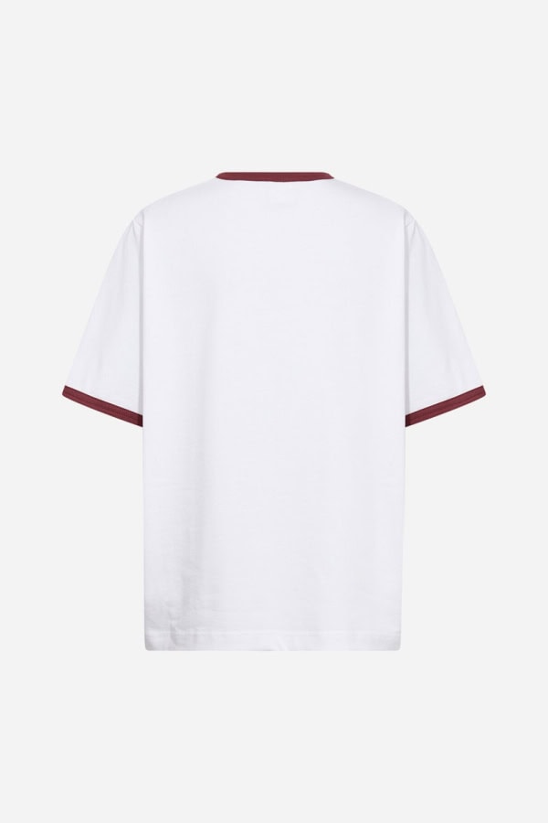 Wasabi Verona 13 T-Shirt Hvid/Bordeaux BM: 44:125 46/48:130 50/52:140 54/56:150 LG:75 Vejl. 269,95 - Billede 3