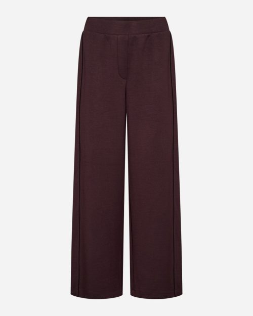 Wasabi Sabina 116 Bukser Brede Ben M/Modal Chocolate Plum-Mørk Brun SKL:75 Vejl. 399,95