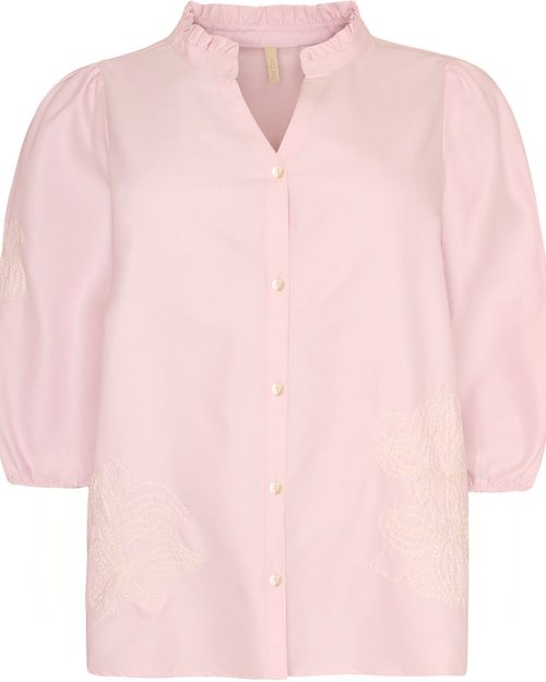 Cassiopeia Cevina Skjorte M/Broderi Rosa BM: S:120 M:130 L:140 XL:150 LG:75 Vejl. 350,-