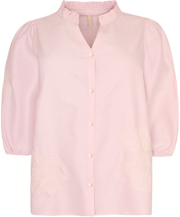 Cassiopeia Cevina Skjorte M/Broderi Rosa BM: S:120 M:130 L:140 XL:150 LG:75 Vejl. 350,-