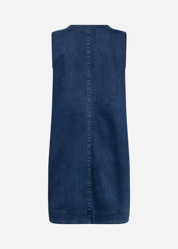 Wasabi Summer 25 Ærmeløs Denim Kjole Spencer Mørk Denim BM: 42:115 44:120 46/48:125 50/52:135 LG:105 Vejl. 599,95 - Billede 2