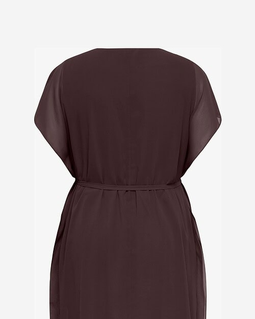 Only Coko Kjole M/Dobbelt Lag Brun BM: 46:130 48:135 50:140 52:145 54:150 LG:110 Vejl. 359,95 - Billede 2