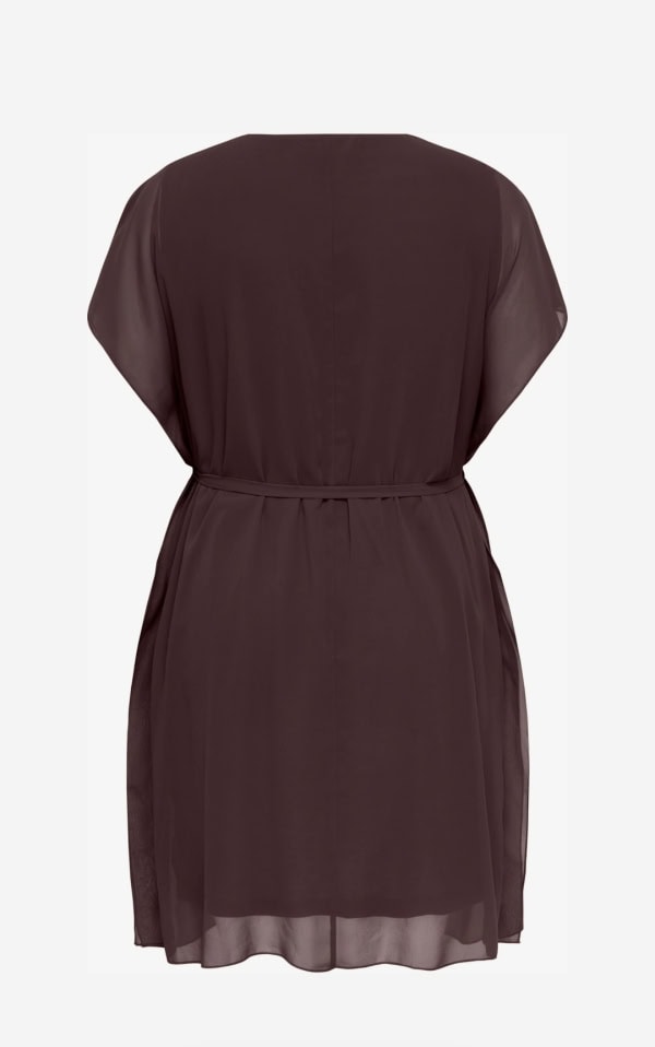 Only Coko Kjole M/Dobbelt Lag Brun BM: 46:130 48:135 50:140 52:145 54:150 LG:110 Vejl. 359,95 - Billede 2