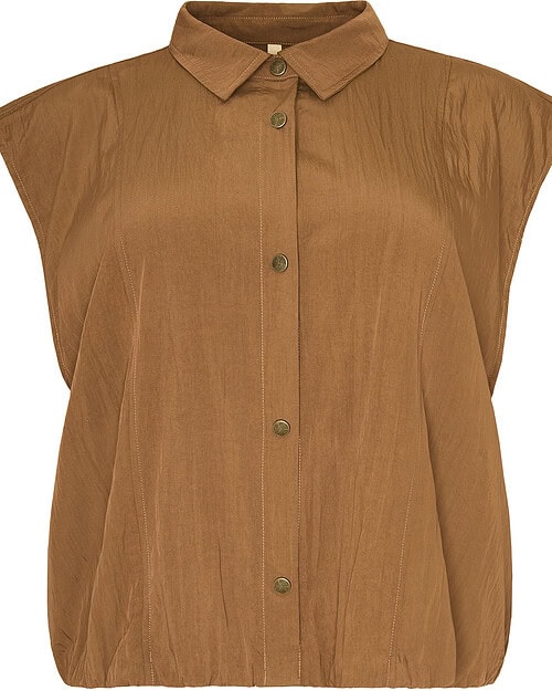 Cassiopeia Vidanna Vest Lyse Brun BM: S:125 M:135 L:145 XL:155 LG:65 Vejl. 400,-