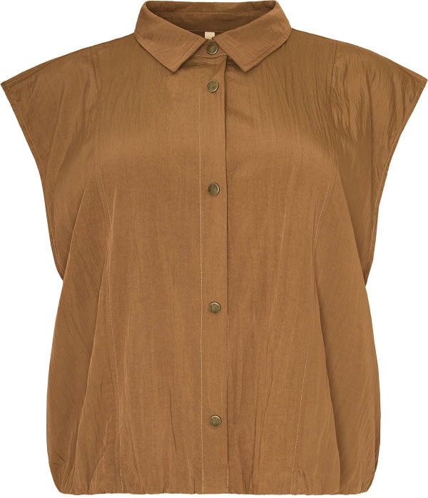 Cassiopeia Vidanna Vest Lyse Brun BM: S:125 M:135 L:145 XL:155 LG:65 Vejl. 400,-