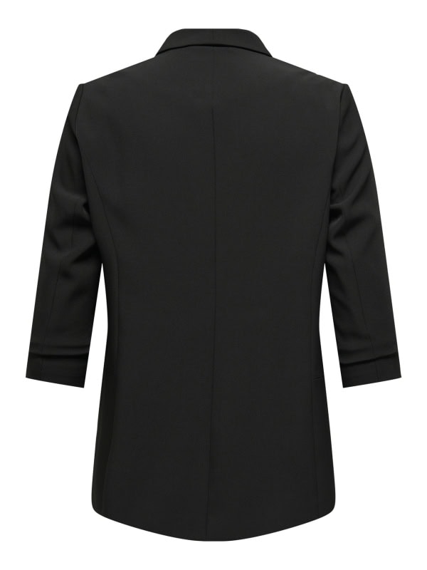 Only Elly 3/4 Åben Blazer Jakke Sort BM: 42:115 44:120 46:125 48:130 50:135 52:140 54:145 LG:80 Vejl. 399,95 - Billede 4