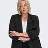 Only Elly 3/4 Åben Blazer Jakke Sort BM: 42:115 44:120 46:125 48:130 50:135 52:140 54:145 LG:80 Vejl. 399,95