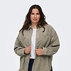 Only Janine-Rai Fløjls Skjorte Jakke Sand BM: S:130 M:140 L:150 XL:160 LG:75/85 Vejl. 379,95