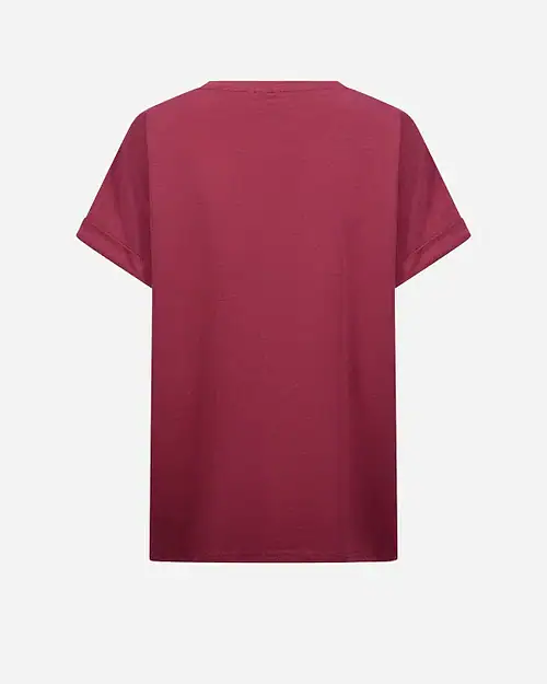 Alternative view of Wasabi Helene 5 T-Shirt Bordeaux M/Tekst BM: 42:120 44:125 46/48:130 50/52:140 54/56:150 LG:75 Vejl. 169,95
