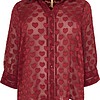 Cassiopeia Mynte Skjorte M/Hjerter Bordeaux BM: S:120 M:125 L:130 XL:135 LG:75 Vejl. 359,-