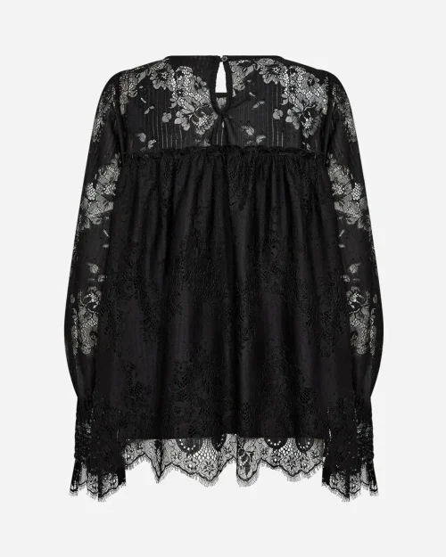 Wasabi Klea 1 Blonde Bluse Sort BM: 42:120 44:125 46/48:130 50/52:140 LG:75 Vejl. 399,95 - Billede 2