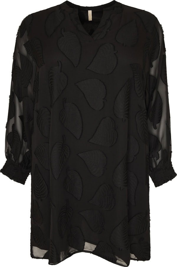 Cassiopeia Beatrice Tunic M/Blade Print Sort BM: S:120 M:130 L:140 XL:150 LG:95 Vejl. 450,-