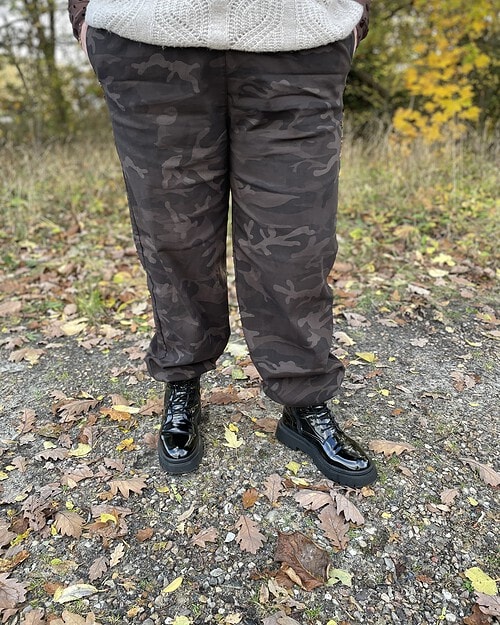 Vanting B0748 Ballon Bukser M/Camouflage Mørke Brun combi Str. 1=42-46  Str. 2=48-52 SKL:72 Vejl.449,95