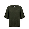 Wasabi Chanin 1 Kortærmet Strik Pullover Mørk Grøn BM: 42:120 44:125 46/48:130 50/52:140 54/56:150 LG:75 Vejl. 349,95