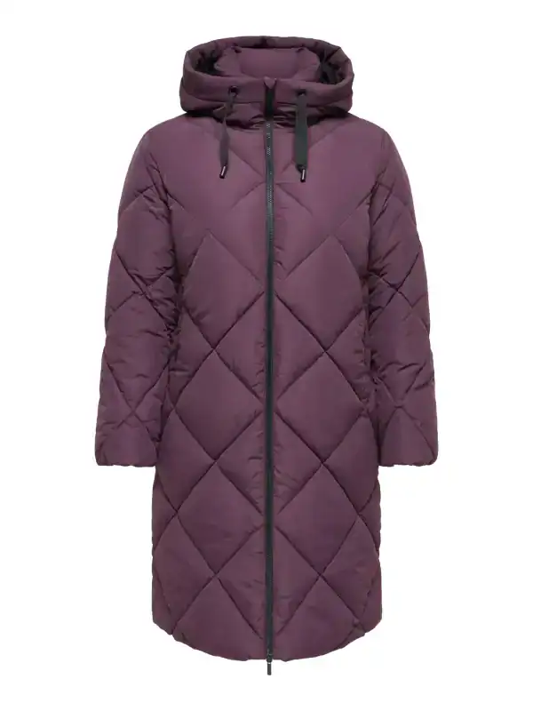 Only Maggi Long Hood Puffer Jakke Quilted Blomme BM: S:125 M:135 L:145 XL:155 LG:110 Vejl. 699,95